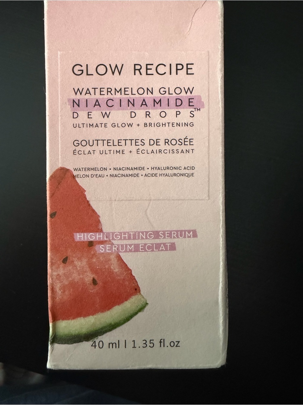 Glow Recipe Pink Watermelon Highlighting Serum 40 ml